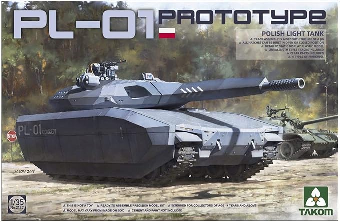 Takom 1/35 Polish PL-01 Prototype Light Tank
