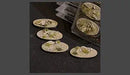 Gamers Grass Battle Ready Bases - Arid Steppe - Oval 60mm (x4)
