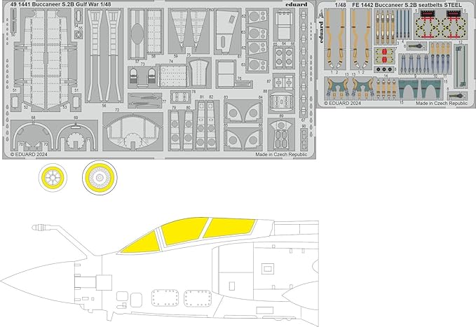 Eduard Buccaneer S.2B Gulf War 1/48 Big Ed for AIRFIX