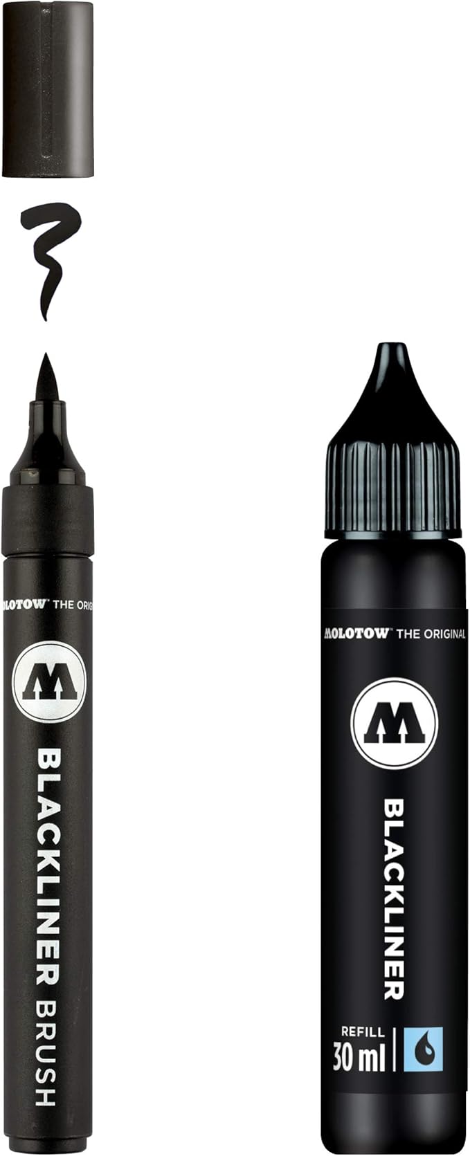 Molotow BLACKLINER Brush Black