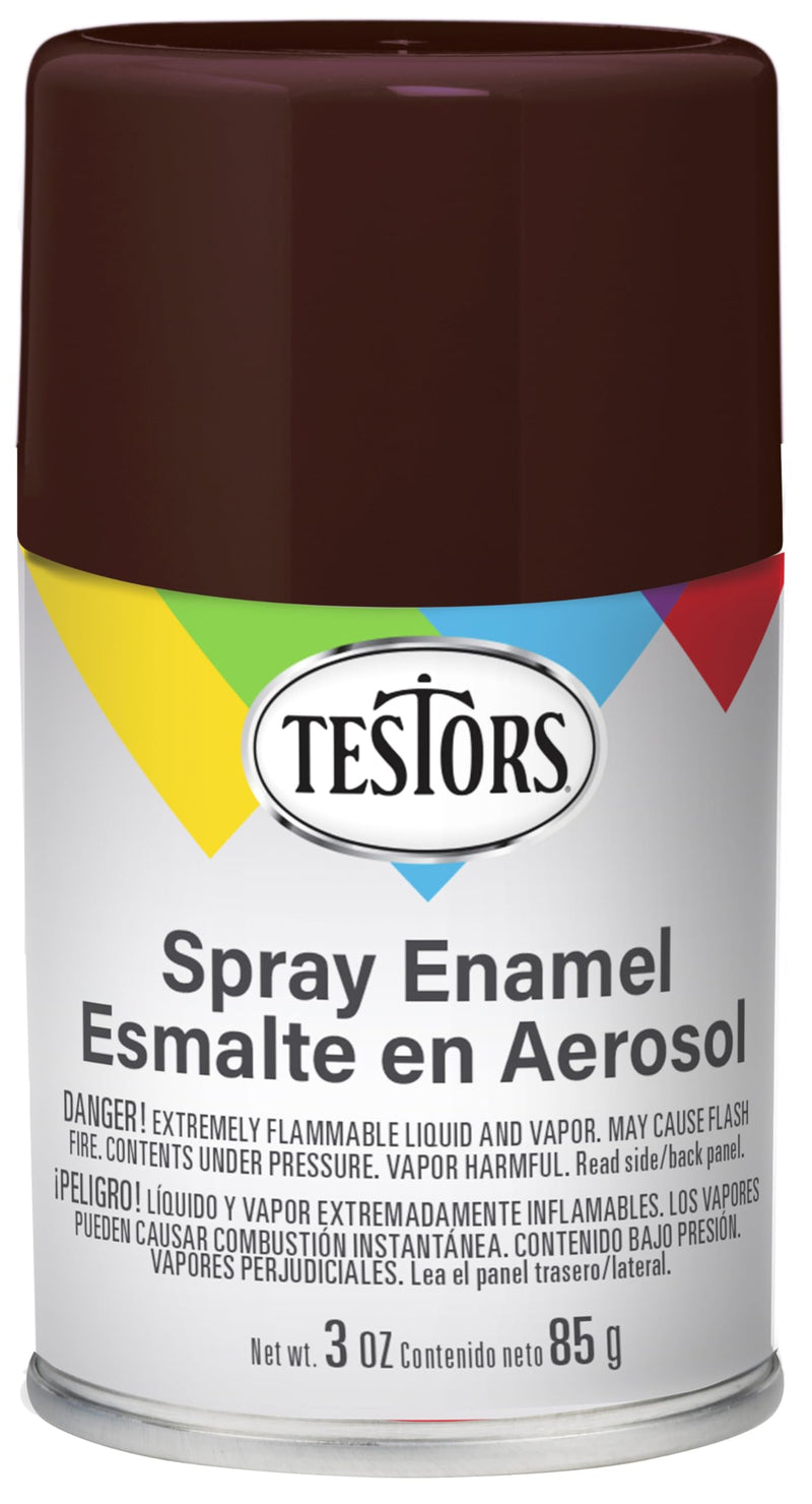 Rust-oleum 1240T Testors Enamel Spray, Brown (3oz)