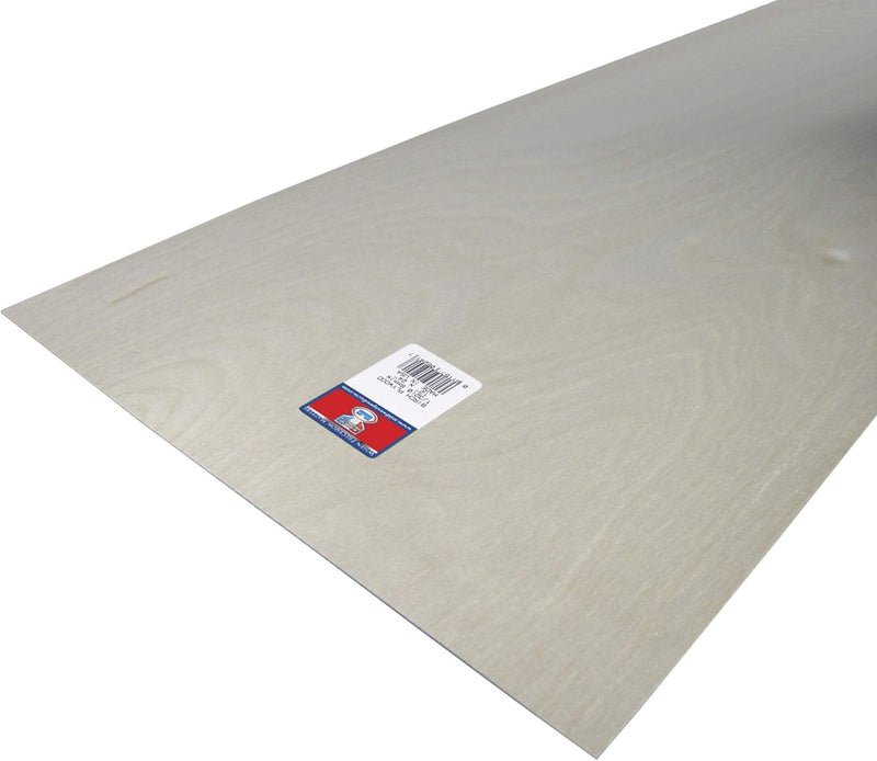 Midwest Products 5241 Birch Plywood Sheets, 1/32" x 12" x 24" (6-Pack)