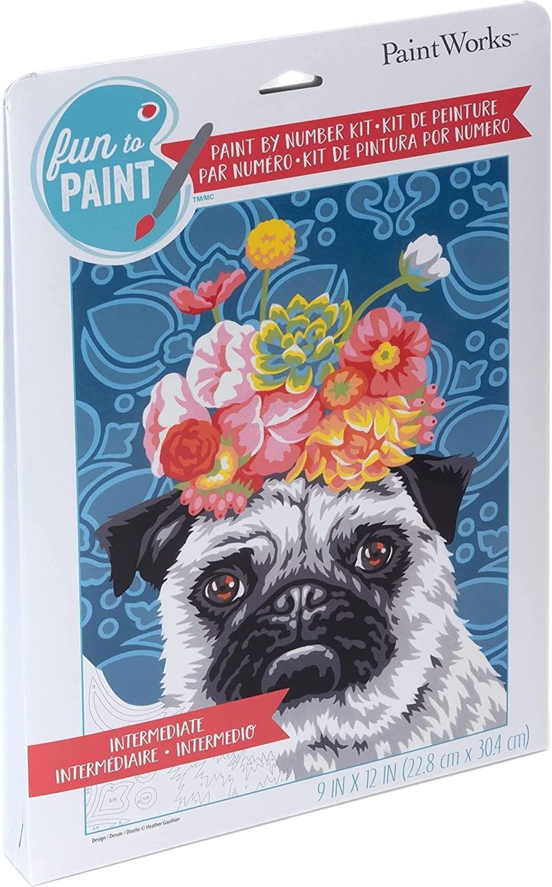 Paint Works Paint by Number 91809 Social Anxiety Dog