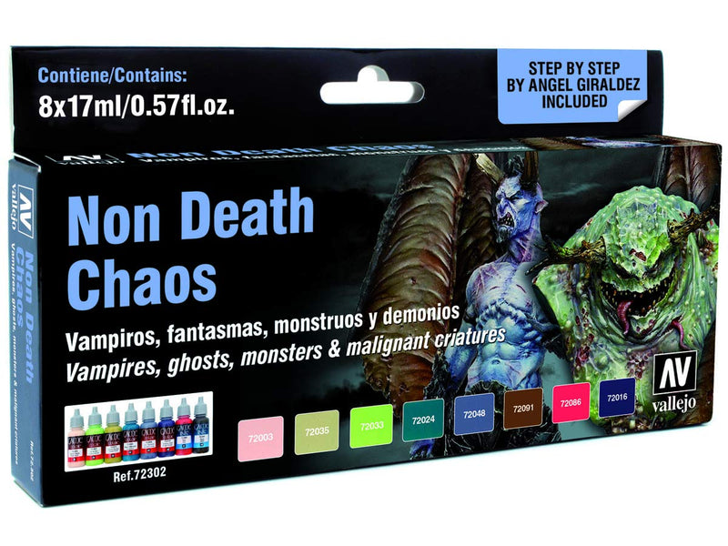 Vallejo Acrylic Paints 72302 Non Death Chaos Paint Set (8-Pack)