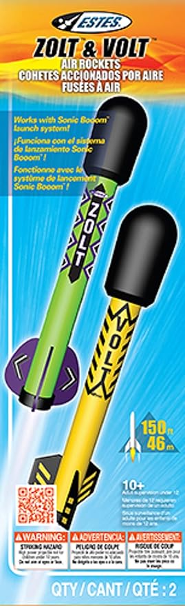 Estes Rockets 1913 VOLT & ZOLT ARI ROCKETS
