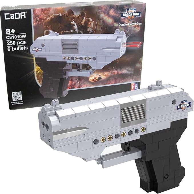 Double E R/C Construction 81010 CaDFi Blocks Double Barrel Pistol/250pc