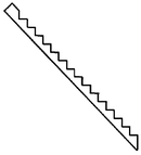 Alexander Scale Models HO A-1201 Stairs & Steps, Stair Riser (6)