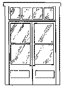 Alexander Scale Models HO A-2406 Entry Door, Double (2)