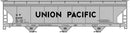Accurail HO 81661 ACF 47' 3-Bay Center-Flow Covered Hopper Kit, Union Pacific
