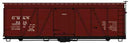 Accurail HO 1186 Fowler 36' Wood Boxcar Kit, Gulf, Mobile & Northern
