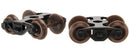 Atlas N 22061 Friction Bearing Caboose Trucks, 1 Pair