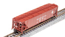 BLI 7250 H32 Covered Hopper, PRR, Freight Car Red with White Circle Keystone, 2-pack A, N Scale
