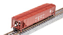 BLI 7250 H32 Covered Hopper, PRR, Freight Car Red with White Circle Keystone, 2-pack A, N Scale