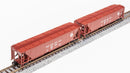 BLI 7251 H32 Covered Hopper, PRR, Freight Car Red with White Circle Keystone, 2-pack B, N Scale