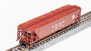 BLI 7251 H32 Covered Hopper, PRR, Freight Car Red with White Circle Keystone, 2-pack B, N Scale