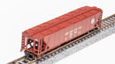 BLI 7251 H32 Covered Hopper, PRR, Freight Car Red with White Circle Keystone, 2-pack B, N Scale