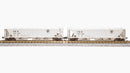 BLI 7254 H32 Covered Hopper, PRR, Gray with â€œPRRâ€ and Black Keystone, 2-pack, N Scale