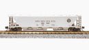 BLI 7255 H32 Covered Hopper, PRR, Gray with "PENNSYLVANIA" and Black Circle Keystone, 2-pack, N Scale