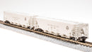 BLI 7255 H32 Covered Hopper, PRR, Gray with "PENNSYLVANIA" and Black Circle Keystone, 2-pack, N Scale