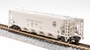 BLI 7255 H32 Covered Hopper, PRR, Gray with "PENNSYLVANIA" and Black Circle Keystone, 2-pack, N Scale