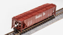 BLI 7258 H32 Covered Hopper, ATSF, Variety 2-pack, N Scale (Fantasy Paint Scheme)
