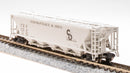 BLI 7259 H32 Covered Hopper, C&O, Variety 2-pack, N Scale (Fantasy Paint Scheme)
