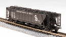 BLI 7259 H32 Covered Hopper, C&O, Variety 2-pack, N Scale (Fantasy Paint Scheme)