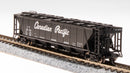 BLI 7260 H32 Covered Hopper, CP, Variety 2-pack, N Scale (Fantasy Paint Scheme)