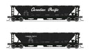 BLI 7260 H32 Covered Hopper, CP, Variety 2-pack, N Scale (Fantasy Paint Scheme)