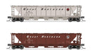 BLI 7261 H32 Covered Hopper, GN, Variety 2-pack, N Scale (Fantasy Paint Scheme)