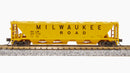 BLI 7262 H32 Covered Hopper, MILW, Variety 2-pack, N Scale (Fantasy Paint Scheme)