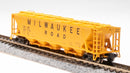 BLI 7262 H32 Covered Hopper, MILW, Variety 2-pack, N Scale (Fantasy Paint Scheme)