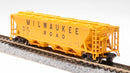 BLI 7262 H32 Covered Hopper, MILW, Variety 2-pack, N Scale (Fantasy Paint Scheme)