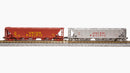 BLI 7263 H32 Covered Hopper, UP, Variety 2-pack, N Scale (Fantasy Paint Scheme)