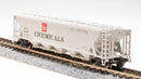 BLI 7265 H32 Covered Hopper, FMC Chemicals, 2-pack, N Scale (Fantasy Paint Scheme)