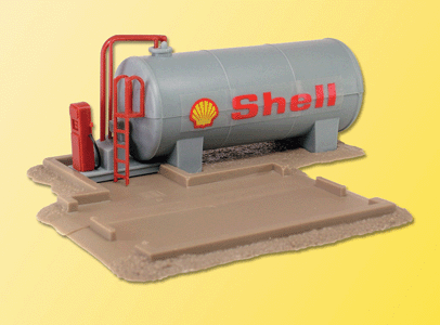 Kibri HO 39430 Diesel Oil Station, 4-3/4 x 3-7/8"