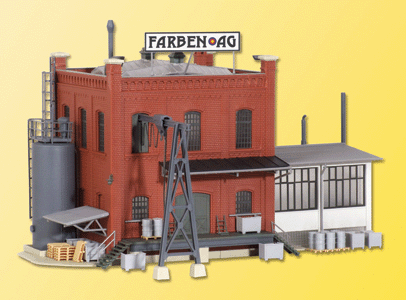 Kibri HO 39813 Factory with Annex, 28 x 17 x 16cm