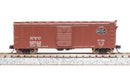 BLI 7270 NYC 40' Steel Boxcar, Variety Set A, 1930's 4-pack, (NYC, MC, P&E, B&A), N Scale