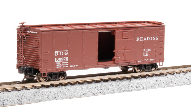 BLI 7272 NYC 40' Steel Boxcar, Variety Set C, 1950's 4-pack, (NYC, RDG, DLW, NB), N Scale