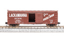BLI 7272 NYC 40' Steel Boxcar, Variety Set C, 1950's 4-pack, (NYC, RDG, DLW, NB), N Scale
