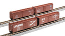 BLI 7272 NYC 40' Steel Boxcar, Variety Set C, 1950's 4-pack, (NYC, RDG, DLW, NB), N Scale