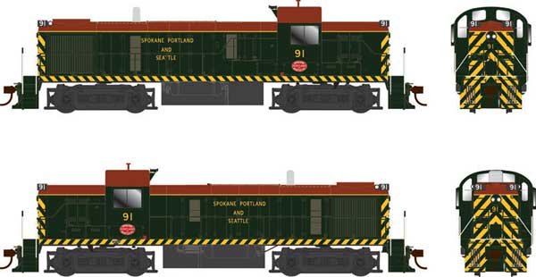 Bowser 25232  Alco RS3 Phase 3 - LokSound & DCC -- Spokane, Portland & Seattle