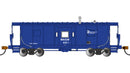 PREORDER Bachmann Trains HO 73215 Silver Series Steel Bay-Window Caboose, Metro-North
