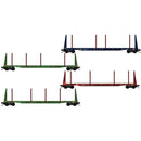 PREORDER Micro-Trains N 983102298 61' 8" Bulkhead Flatcar 4-Pack, Montana Rail Link