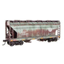 PREORDER Micro-Trains HO 220010007 ACF 2-Bay Covered Hopper Kit, BNSF Railway