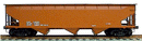 Accurail HO 7599 AAR 70-Ton Offset-Side 3-Bay Hopper, Data Only (Oxide)