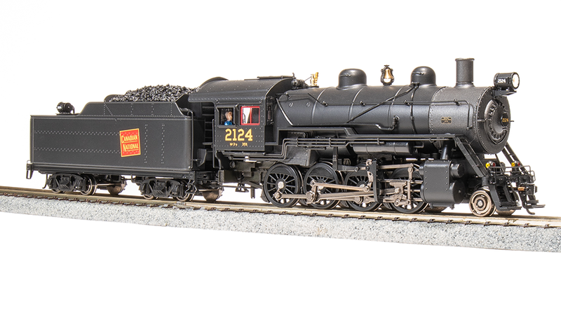 BLI 7324 2-8-0 Consolidation, CN 2124, Paragon4 Sound/DC/DCC, Smoke, HO