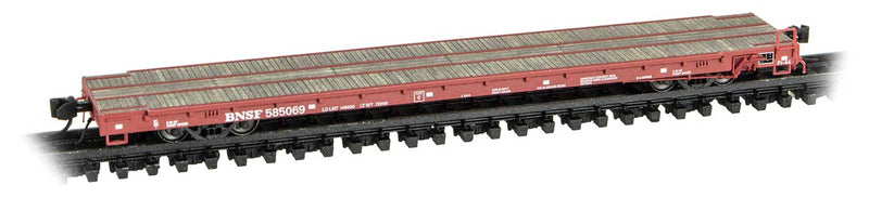 Micro-Trains 134 00 022 Thrall 60' Flatcar - Ready to Run -- Burlington Northern Santa Fe