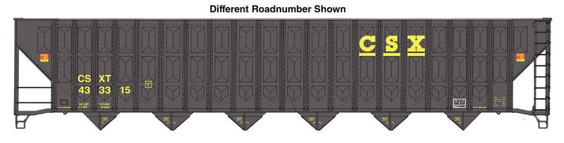 PREORDER Walthers Mainline HO 910-56342 73' Greenville 7,000 Cubic Foot Wood Chip Hopper, CSX