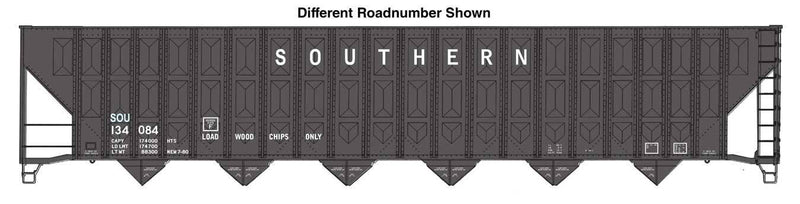 PREORDER Walthers Mainline HO 910-56371 73' Greenville 7,000 Cubic Foot Wood Chip Hopper, Southern